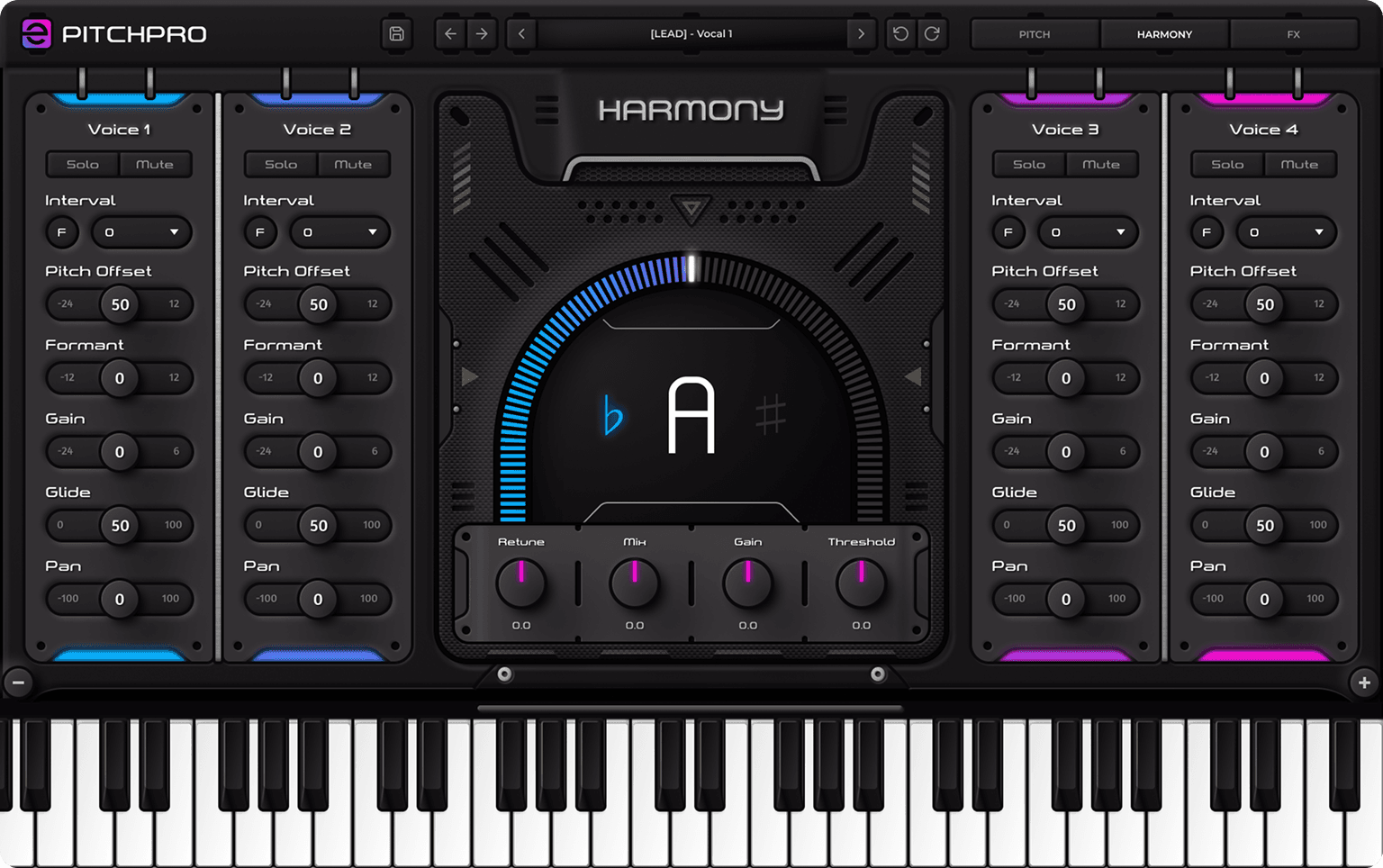 PitchPro Plugin Interface