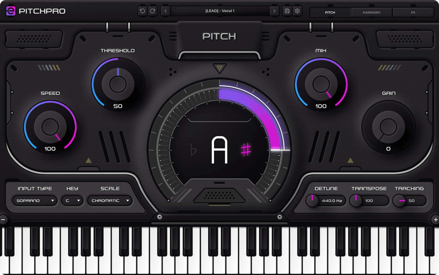 PitchPro Screen